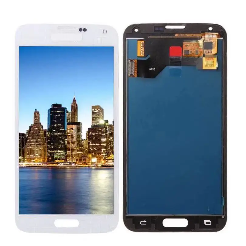 

G900F LCD For Samsung Galaxy S5 I9600 SM-G900 LCD G900F G900M Display Touch Screen G900A G900T G900P G900 LCD With Home Button