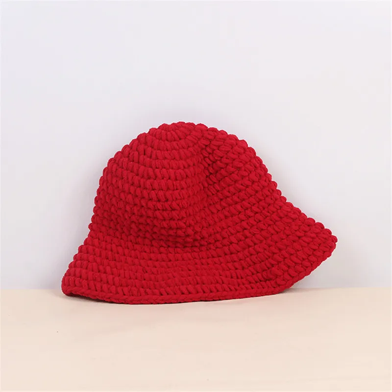 Autumn and winter new style solid color Bucket Hat Fisherman Hat outdoor travel hat Sun Cap Hats for men and Women 04