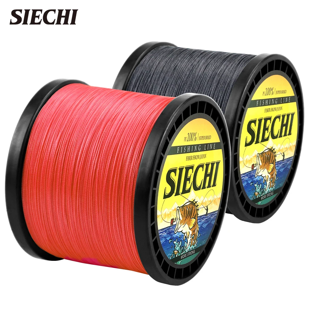 Леска рыболовная SIECHI 8 нитей 20-88 фунтов 4 нити 20-83 300 м 500 1000 | Спорт и развлечения