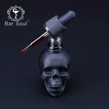 

Bar Soul Skull Bitter Bottle 30ml 60ml 120ml Creative Cocktail Dropping Bottle Professional Bartender Tools Bar Tools