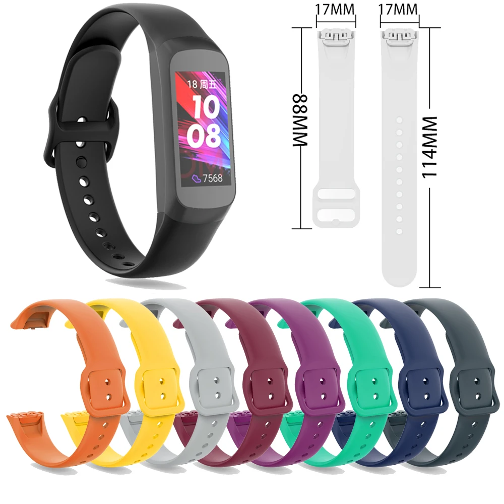 Силиконовый ремешок для часов samsung Galaxy Fit SM R370 умный Браслет аксессуары