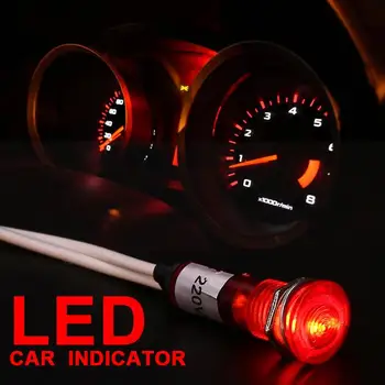 

Car Boat LED Warning Dashboard Dash Signal Lights Pilot Lamp Bulb 220V 10mm NEW