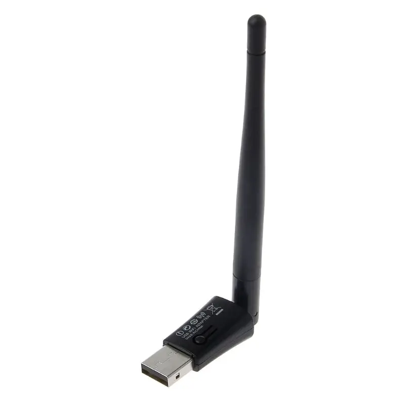 Высокоскоростной мини беспроводной Wifi адаптер 150 Мбит/с 2dBm 5dBm антенна USB Wifi приемник сетевая карта 802.11b/n/g LX9A