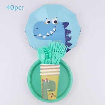 

Party Supplies Dinosaur Birthday Themes Disposable Tableware Paper Towels Paper Plates Tablecloths Balloons Baby Showers