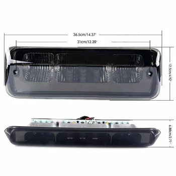 

1pcs 3rd Brake light Smoke LED Cargo Chrome Red White For Mark LT 2006-2008