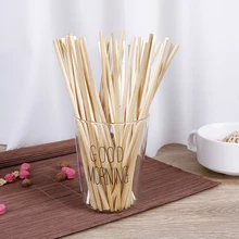 100 шт Пшеничная солома 20 см Солома для напитков биоразлагаемая портативная соломинка для бара кухонные аксессуары