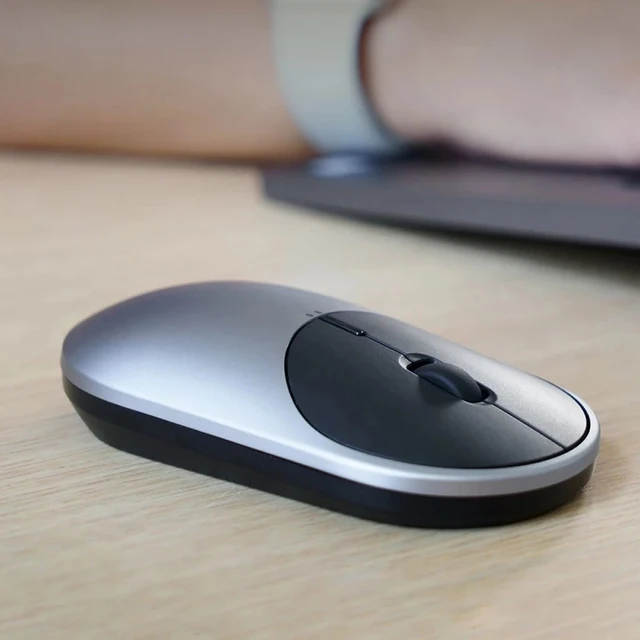 Xiaomi Wireless Mouse Portable  Bluetooth 4.0 Aluminium Alloy ABS Material Gaming Mouse RF 2.4GHz Dual Mode Connect Mi 1200DPI 3