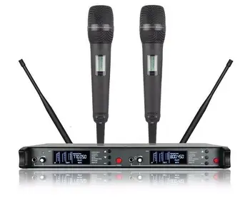 

Bolymic Dual Wireless Microphone System SKM9000 Handheld mics Singing Vocal Karaoke Church Theater