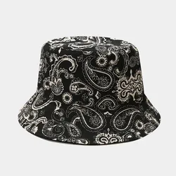 Bucket Hat Women Men Summer Sun Beach Wide Brim Sunshine Protection Reversible Hiphop  Accessory