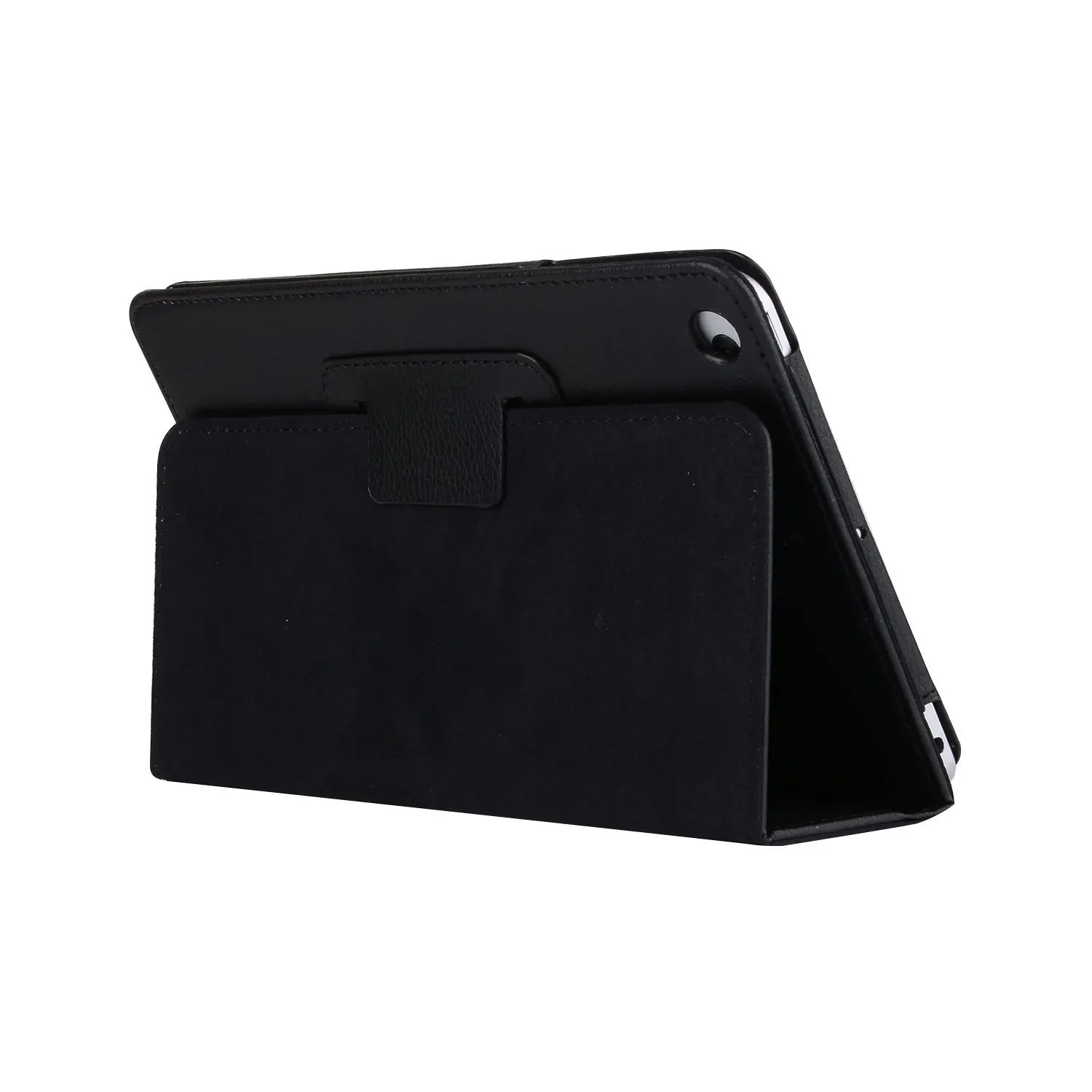 For iPad mini4 black Чехол для iPad Mini 4 модель A1550 A1538 Магнитная крышка флип Личи из искусственной кожи чехол для iPad MINI 4 смарт-подставка держатель Чехол-книжка - Цвет: For iPad mini4 black