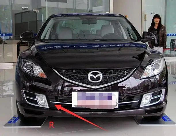 Детали кузова противотуманная фара крышка для Mazda 6 2008-2012 - Цвет: R side