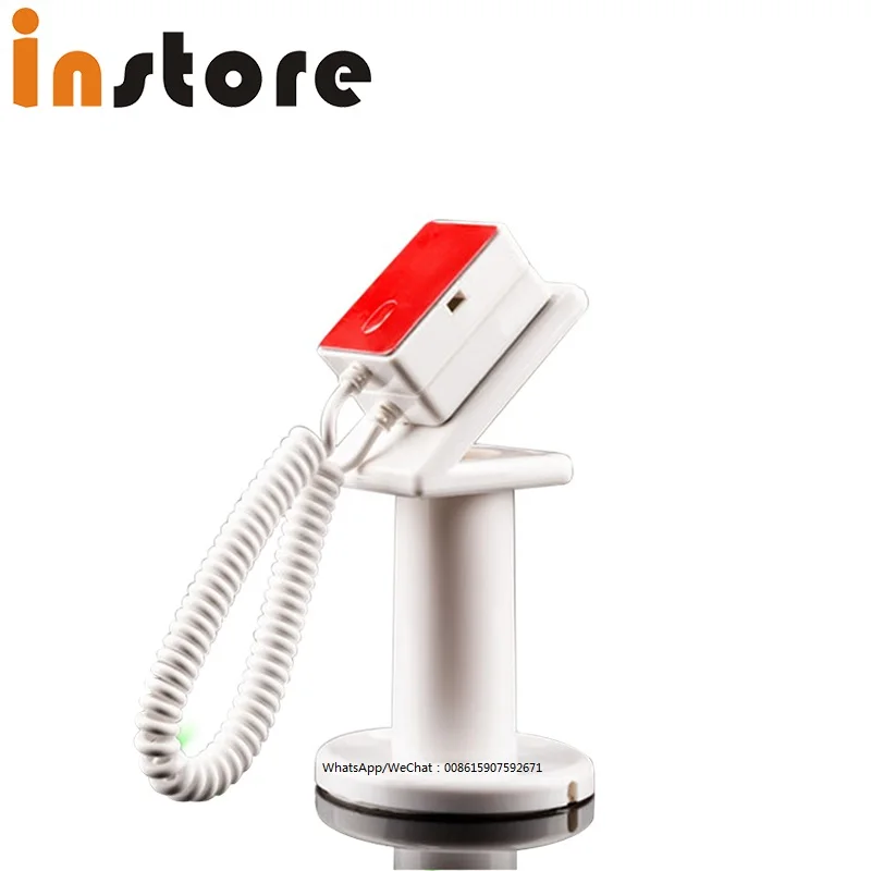10 Pcs Mobile Phone Retail Shop Anti Theft Holder Cell Phone Display Security Retractable Stand With Adhesive Sticker