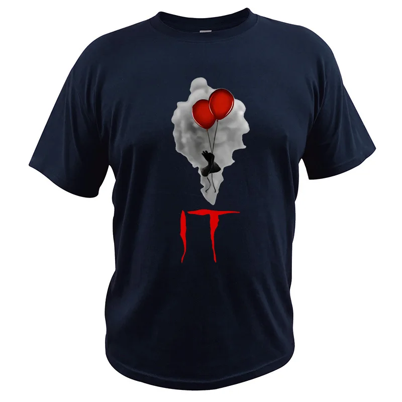 Футболка из хлопка, европейский размер Стивен Кинг It Chapter 2 Horror Movie The Loser Club, футболка повседневные Мягкие топы с короткими рукавами