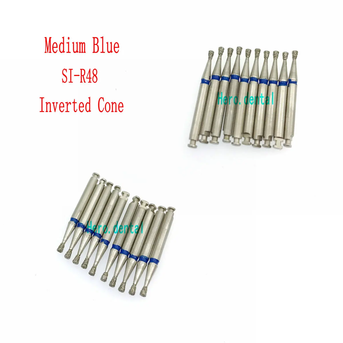 10 шт. низкоскоростные зубные алмазные Буры для RA 2 35 мм хвостовик наконечник