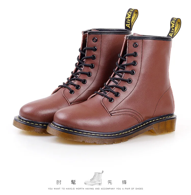 Genuine Leather Men Boots Motorcycle Boots Men Jason Martins Military Desert Ankle Boots Brown Fashion Men Shoes Botas Hombr
