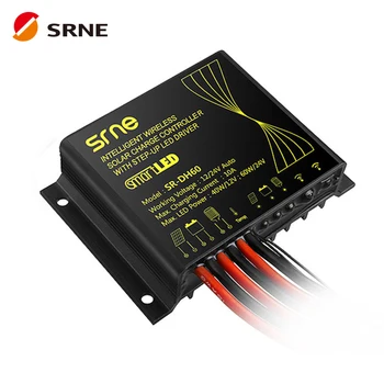 

SRNE SR-DH60 12V 24V Solar Charge Controller 10A Intelligent Wireless Solar Charge Controller with Step-up LED Driver IP68
