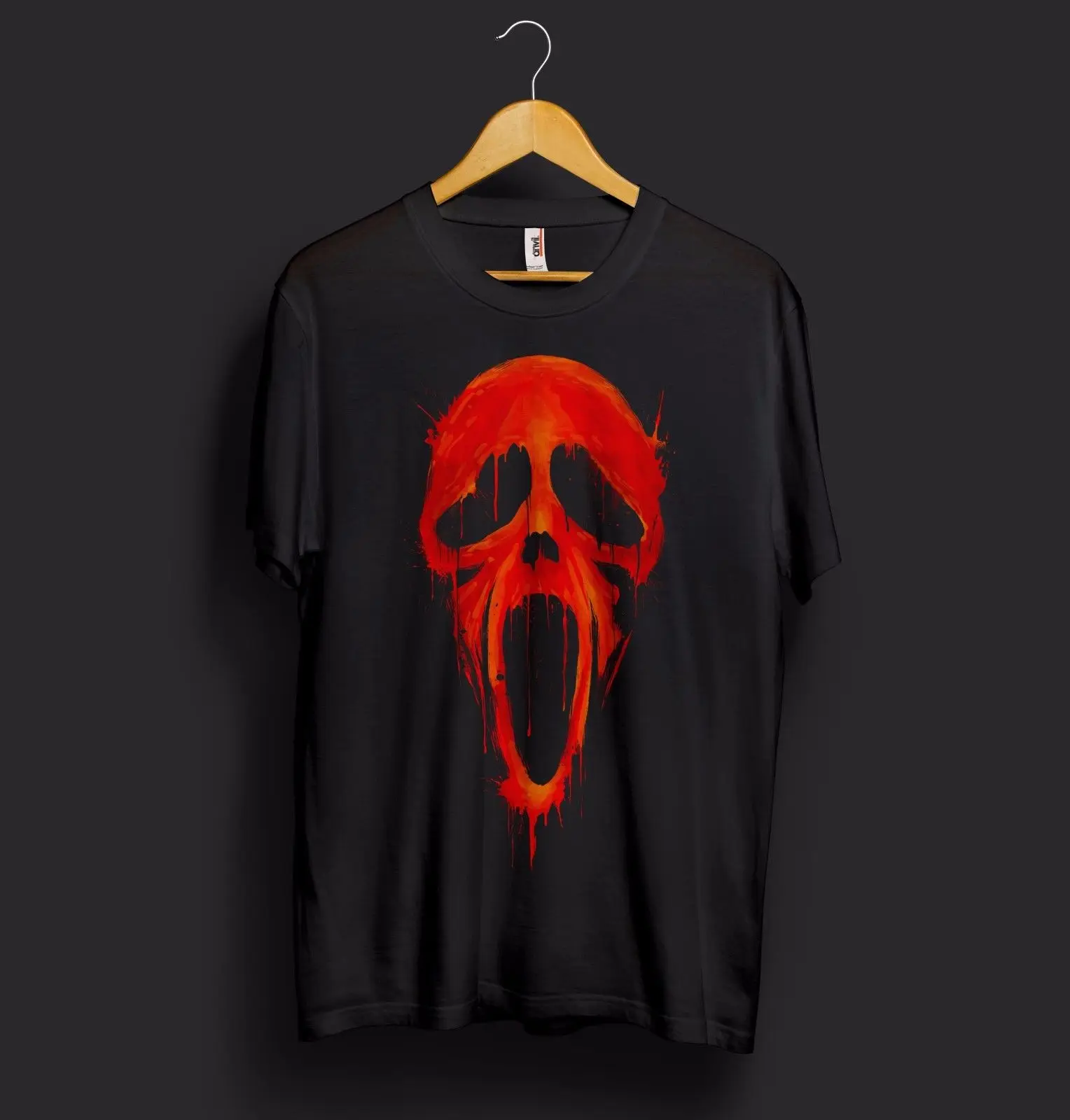 

Scream Mask Halloween T Shirt Scary Movie Horror Face Funny Ghostface Ghost Dead