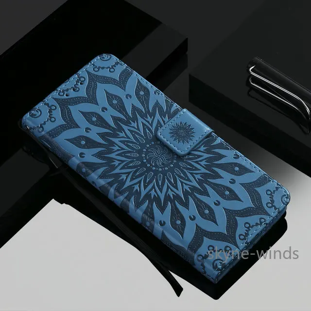 

For Sony Xperia 5 Case 3D Embossing Wallet Luxury Cover for Funda Xpeira 5 Case Xperia5 Flip Shockproof Case J8210 J8270 J9210