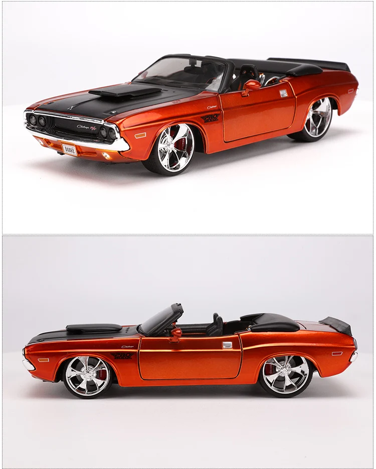 Maisto 1:24 1970 Dodge Challenger модель автомобиля из сплава, модель автомобиля, украшение автомобиля, коллекция, Подарочная игрушка