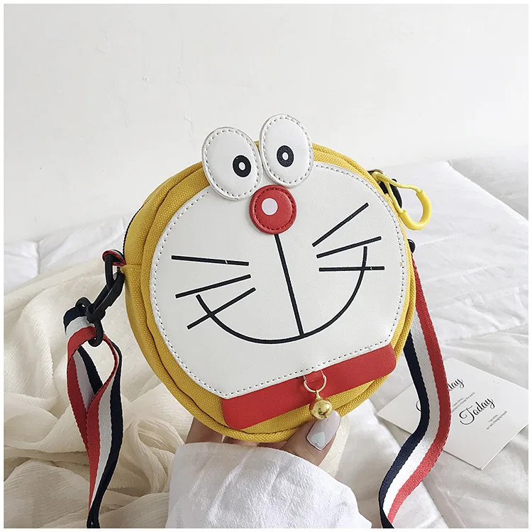 Doraemon мультфильм маленькая круглая сумка новая Корейская версия тренда милая девушка цепь плеча Сумка