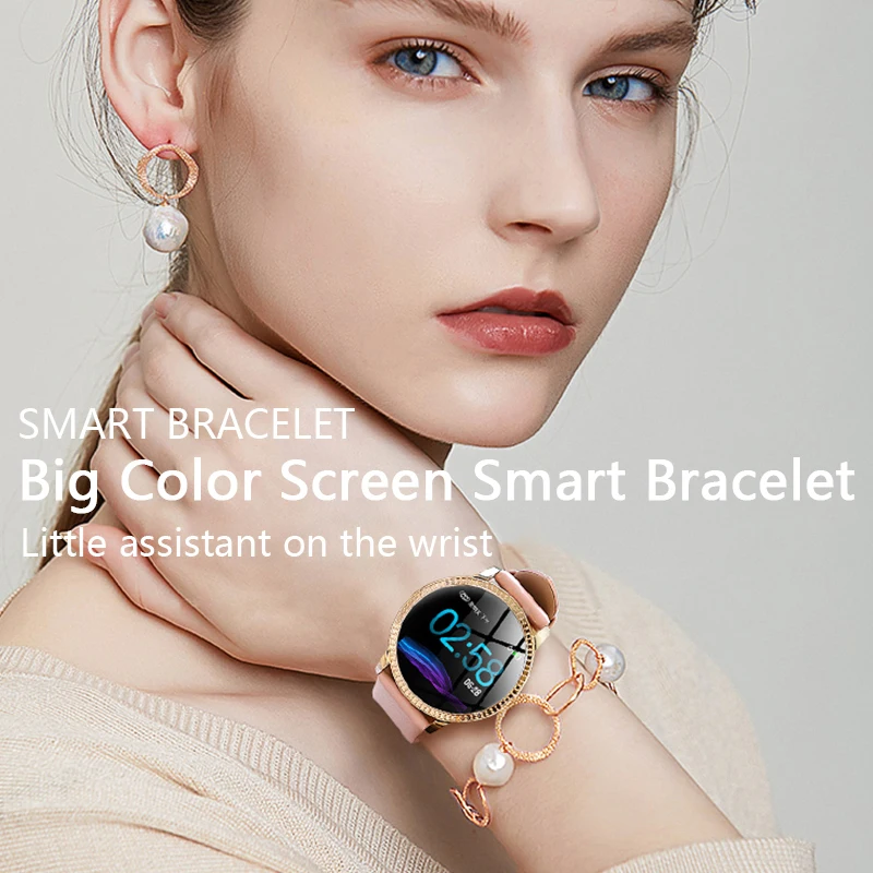 ESEED CF18 women smart watch 1.2 inch IP67 smartwatch leather strap Heart Rate Blood Pressure fitness tracker for samsung huawei ESEED CF18 women smart watch 1.2 inch IP67 smartwatch leather strap Heart Rate Blood Pressure fitness tracker for samsung huawei