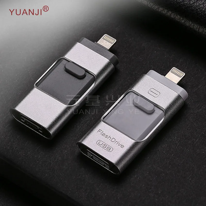 Применимо к Android USB интерфейс Lightning интерфейс мобильного USB флэш-накопитель Три 3-в-1 2,0 высокоскоростной OTG креативный подарок