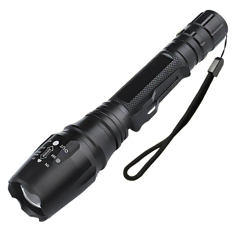 Z20 V5 светодиодный фонарик факел 8000 Люмен XM-L2/T6 зумируемый алюминиевый водонепроницаемый мигающий фонарик для охоты фонарик Фонарь