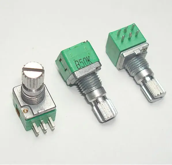 5pcs/lot pjiap switch ALPHA RK 09 precision potentiometer double B50K