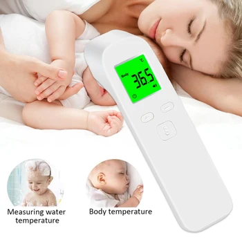 

Infrared Thermometer Forehead Thermometer Non Contact Thermometers LCD Display High Precision Handheld Temperature Meter