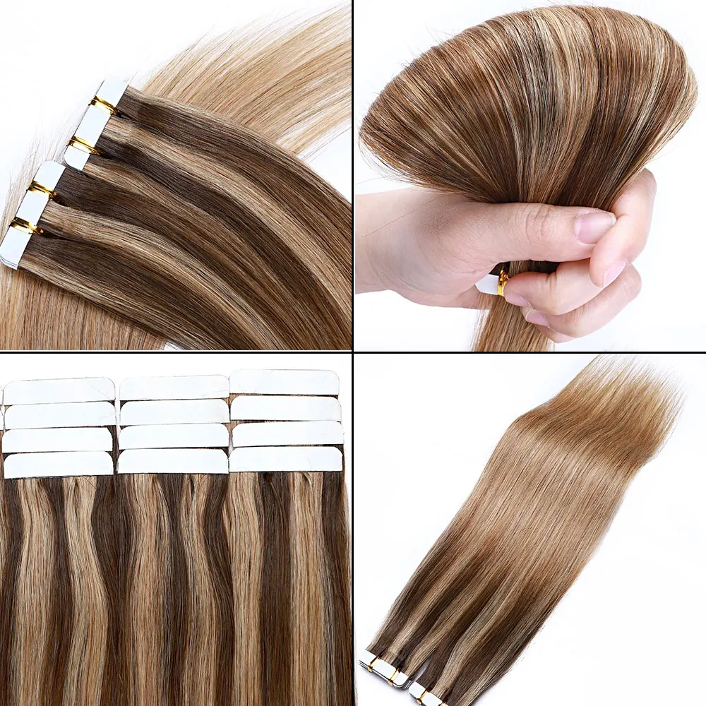 SEGO Invisible Seamless PU Skin Weft Hand Tied Tape In - Main Image