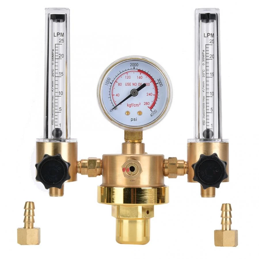 Piston Type with Pressure Gauge Welding Laboratory Argon Pressure Regulator WX-55T-5/8 Argon Gas Meter Piston Type with Pressure Gauge Welding Laboratory Argon Pressure Regulator WX-55T-5/8 Argon Gas Meter