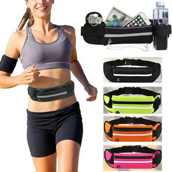 

Unisex Sports Running Bags Women Sports Waist Pocket Jogging Portable Waterproof Cycling Bum Bag Outdoor Phone Pack Belt Bags