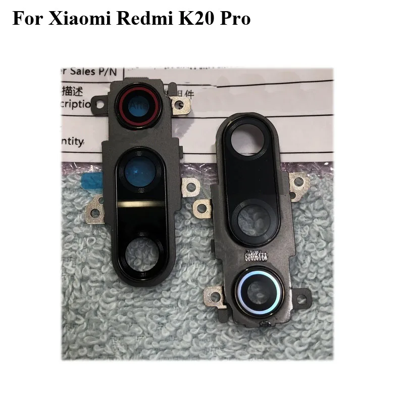 2 шт. для задней камеры xiaomi Red mi K20 pro K 20 стеклянный объектив + Крышка круг запасные