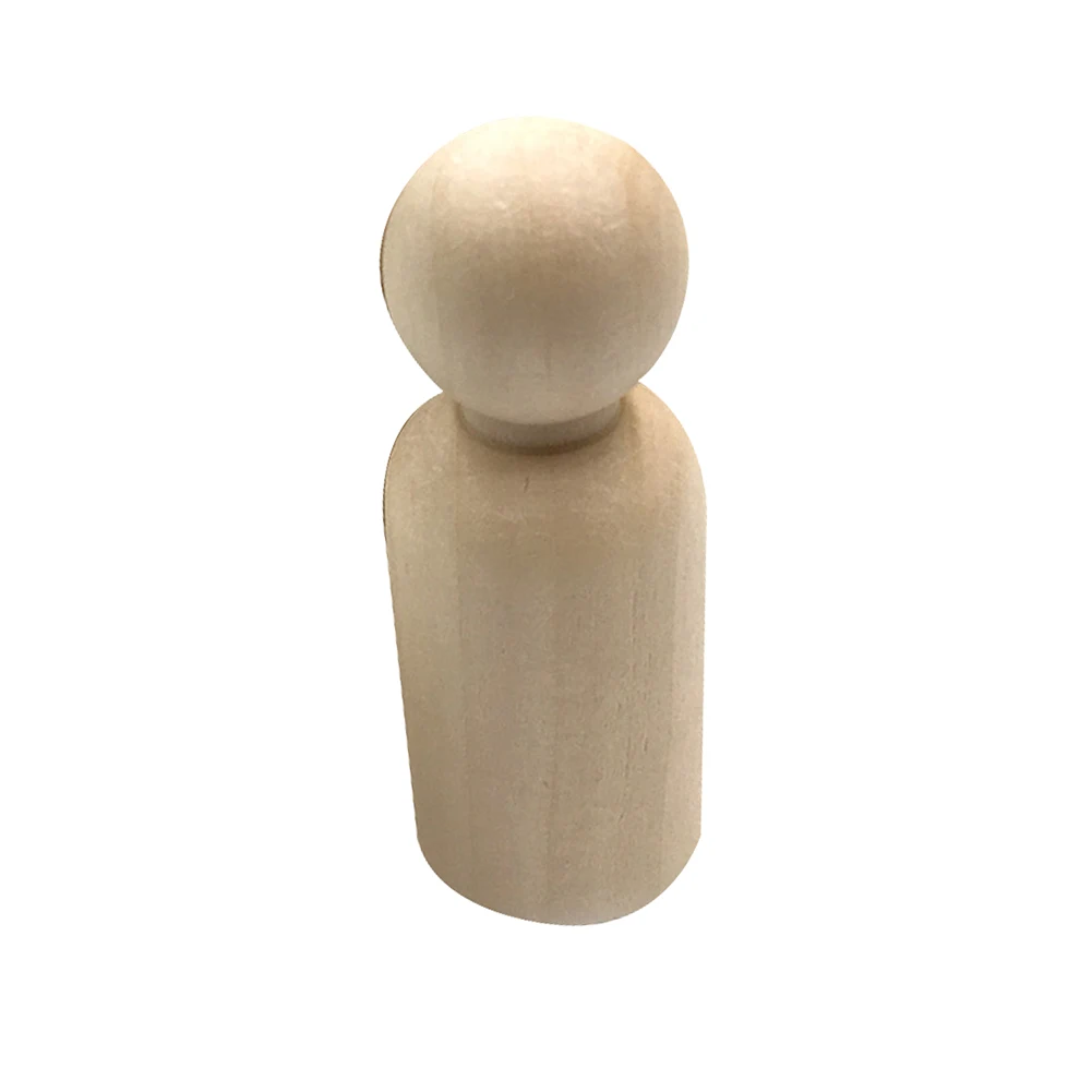 1Pc Kids DIY Painting Model Wooden Boy Girl Figure Doll Model DIY Painting Graffiti Education Kids 4