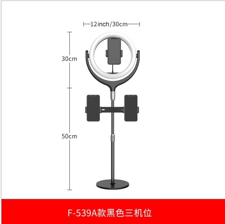MAMEN 12 дюймов селфи кольцевой светильник светодиодный Диммируемый студийный видео фото светильник ing Youtube Live Photo On camera с держателем для телефона - Цвет: 04