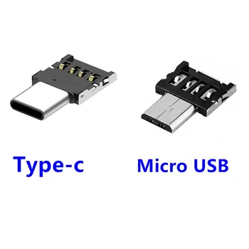 

Android Micro USB Type-c OTG Cable Connector Adapter Type C Converter for Mobile Phone USB Flash Drive Card Reader Mini