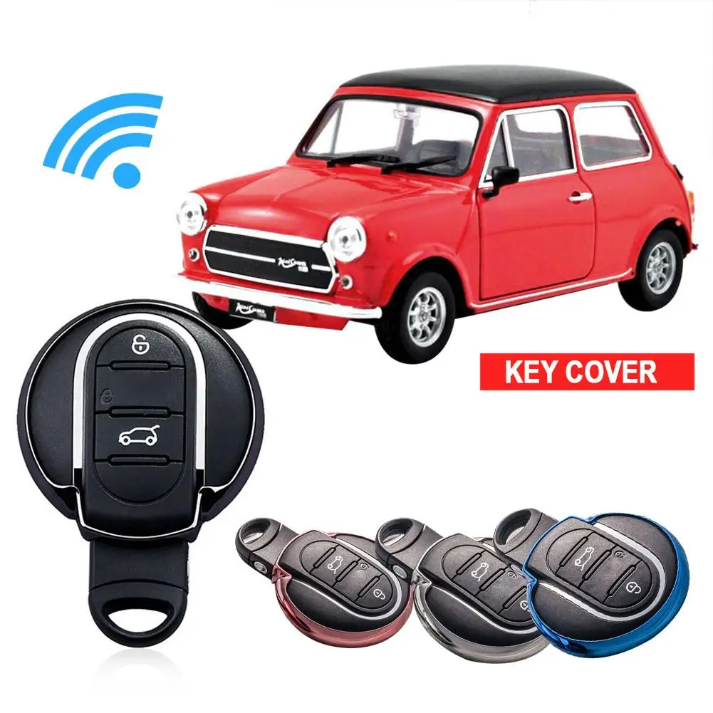 

Luxury 3 4 Buttons Soft TPU Smart Remote Key Fob Case Cover For BMW Mini Cooper F54 F55 F56 F57 F60