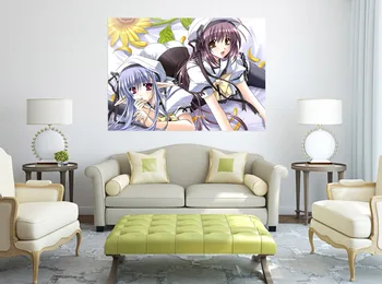 

[Self-Adhesive] 3D Cute Anime Girl 924 Japan Anime Wall Stickers Mural Decal Wall Murals AJ WALLPAPER Belly