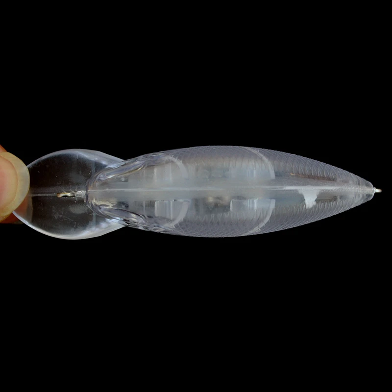 Minnow заготовки наживок 5 шт./партия 8,5 см 13,8 г Неокрашенная Приманка Minnow тела пластиковые прозрачные DIY жесткая приманка искусственная приманка