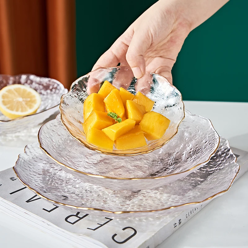 

Светильник класса люкс в скандинавском стиле Phnom Penh стекло завтрак фруктовый бытовой блюдо тарелка для закусок в западном стиле Салат гайка...