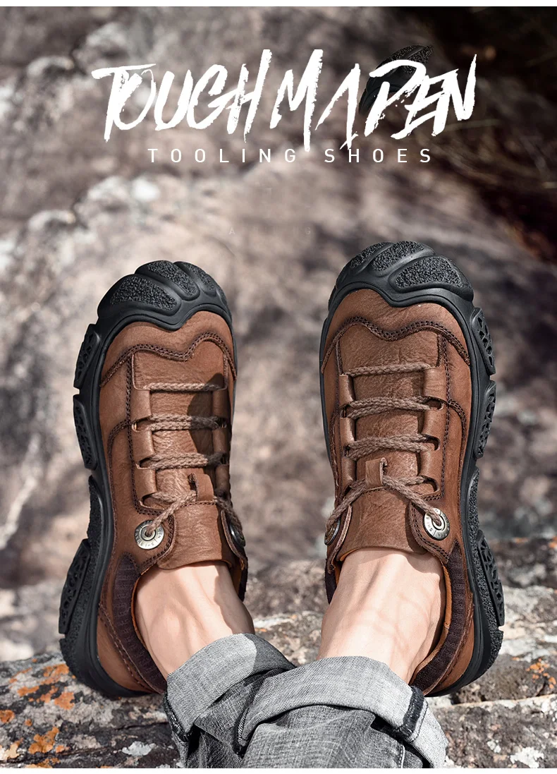 Обувь из натуральной кожи наивысшего качества; мужская повседневная обувь на шнуровке; удобная Уличная обувь на плоской подошве; большие размеры