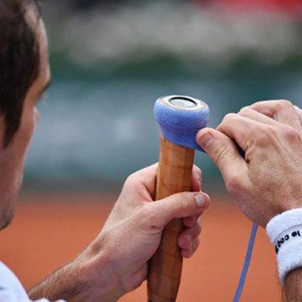 Shockproof Silicone Energy Sleeve Tennis Racket Cover Handle End Bumper Accessories Grip Twinkle Racquet Sport Overgrip