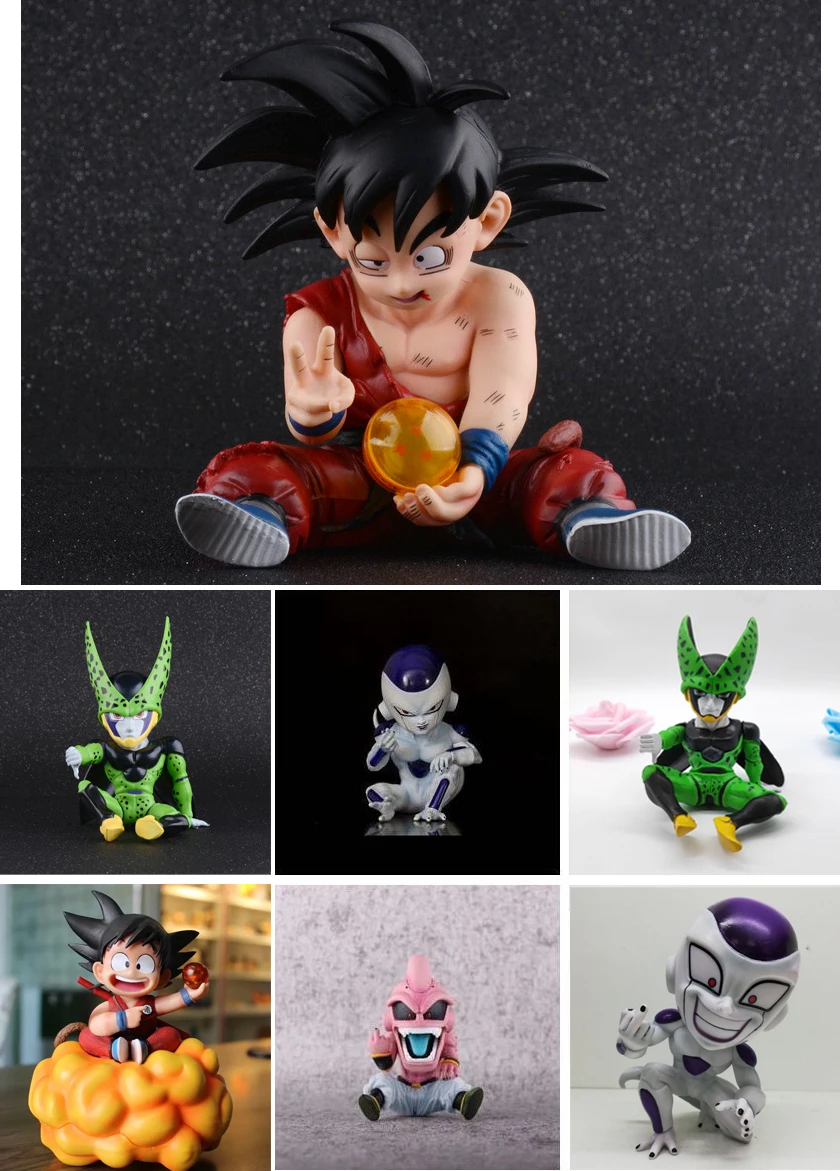 Dragon Ball Z Majin Buu Majin Boo Goku фигурка аниме фигурка ПВХ Новая коллекция Фигурки игрушки