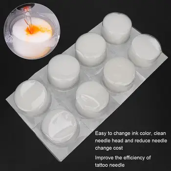 

Tattoo Kit Disposable Tattoo Needle Mouth Dip Foam Needle Head Cleaning Cup Tattoo Accessory