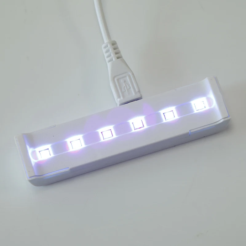Мини 6 Вт USB УФ-гель для ногтей светодиодный светильник для отверждения Гель-лак для ногтей Сушилка для ногтей машина для дизайна ногтей PC& ABS горячая светодиодная УФ-лампа для ногтей Маникюрный Инструмент