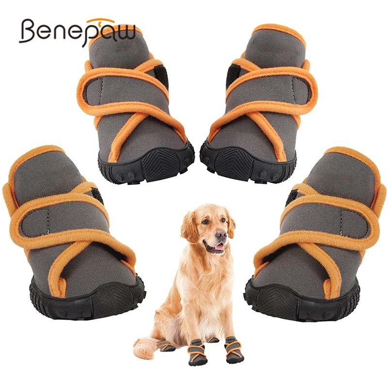 Benepaw Soft Dog Shoes Waterproof Shoes Sturdy Anti-Slip