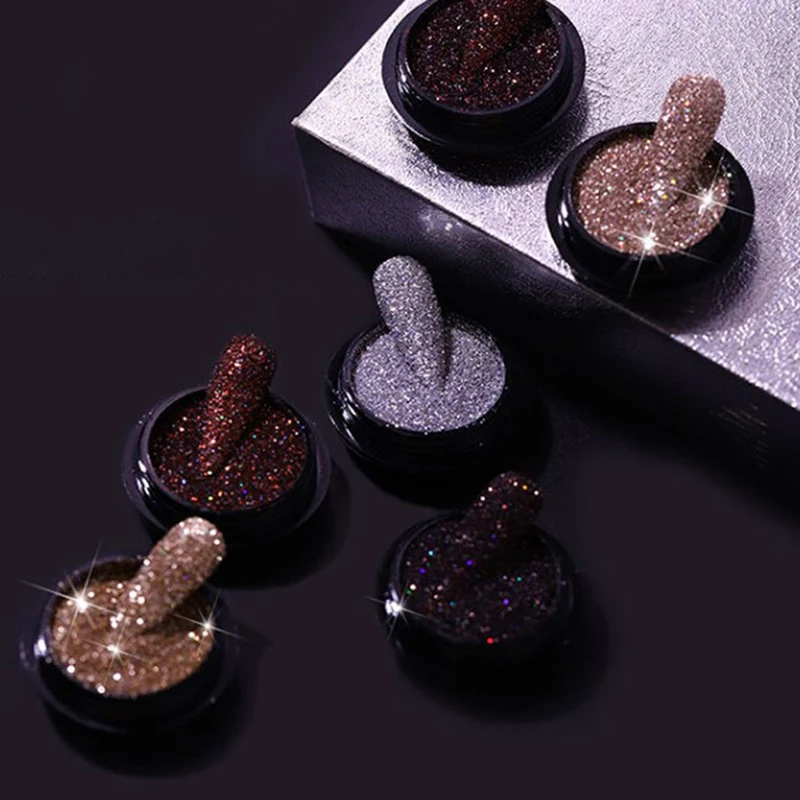 1*hiny Acrylic Powder Carving Crystal Polymer 3D Nail Art Crystal Powders Gel Tips Builder For Nails