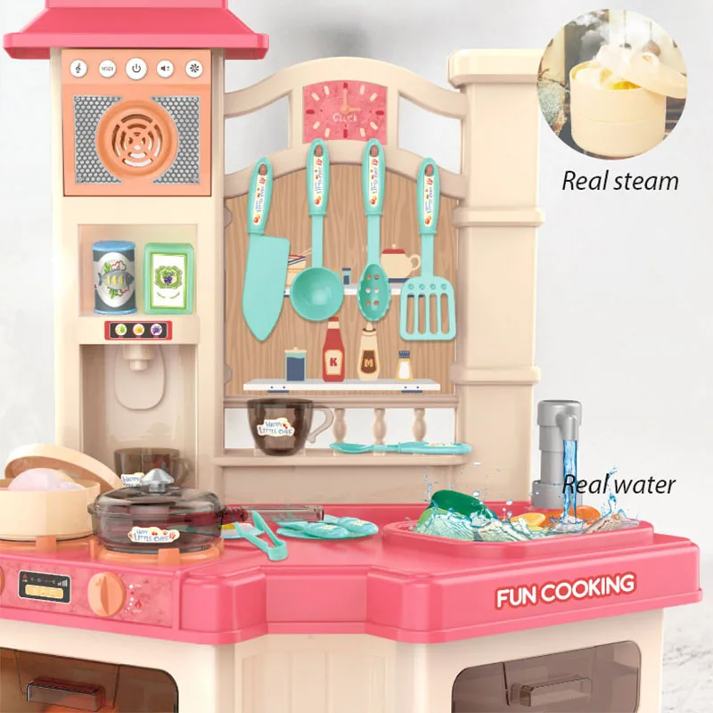  infant shining 40PCS Kids Kitchen Toys Set Children Cooking Toy Kitchen Pretend Play Simulation Kit - 4000414478107