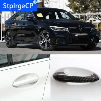 

For BMW 6 series GT 6GT G32 640i 630i M 2018 2019 2020 High Quality Carbon Fiber Door Handle protection cover Trims Fits