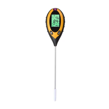 

1pc New 4-in-1 Soil Meter PH Value Temperature Humidity Light Soil Tester Meter Measurement Analysis Instruments